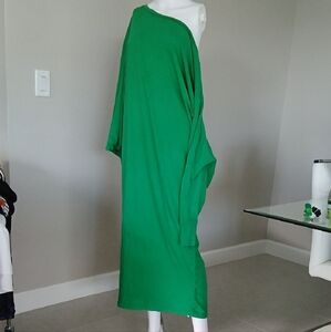 Free People Green Long Sleeve Dress